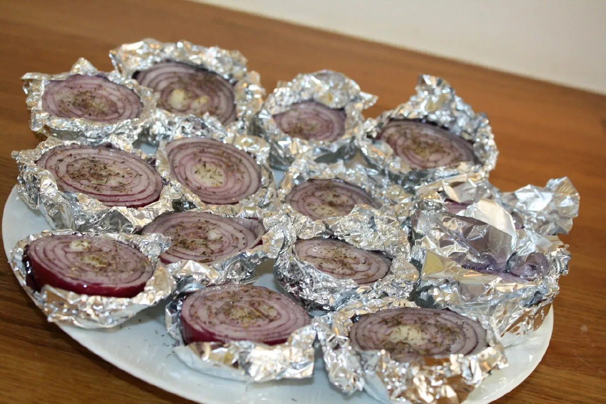 Bagte rødløg