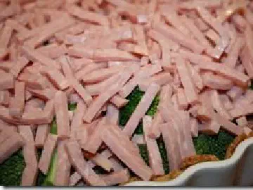 Broccolitærte med skinke, billede 3