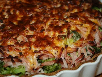Broccolitærte med skinke, billede 9