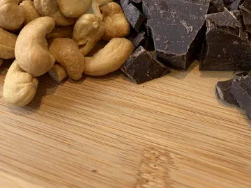 Brownie med saltede cashewnødder, billede 1