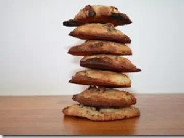 Cookies med chokolade og hasselnødder, billede 2