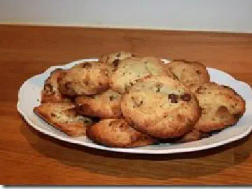 Cookies med chokolade og hasselnødder, billede 3