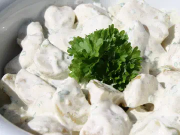 Kartoffelsalat med persille og karry, billede 2