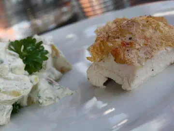 Kartoffelsalat med persille og karry, billede 9