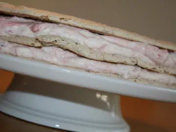 Lagkage med rabarberskum, billede 3