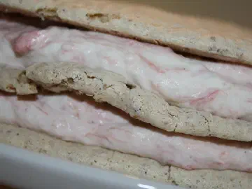 Lagkage med rabarberskum, billede 4