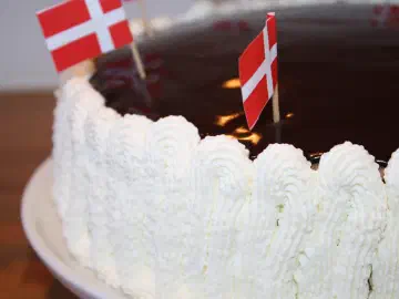 Lagkage med toblerone og banan, billede 4