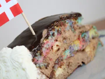 Lagkage med toblerone og banan, billede 5