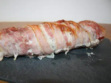 Mørbrad med pikantost og bacon, billede 3