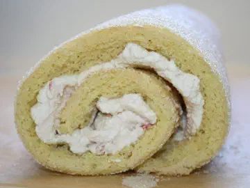 Roulade med friske hindbær, billede 5