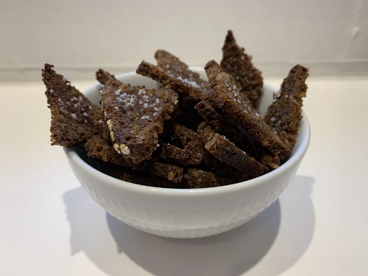 Rugbrødschips