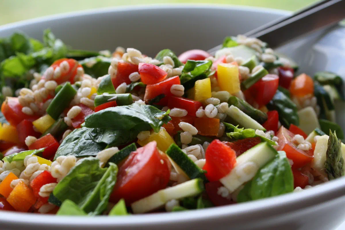 Salat med perlebyg