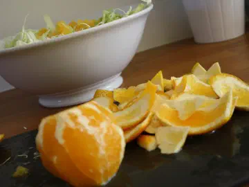 Spidskålssalat med appelsin, billede 3