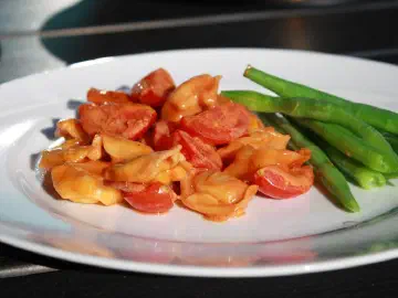 Tortellini med pepperoni og tomater, billede 5