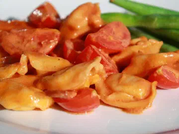 Tortellini med pepperoni og tomater, billede 6